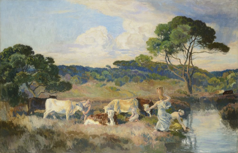 Sérénité (jeune femme au bord de la mer)