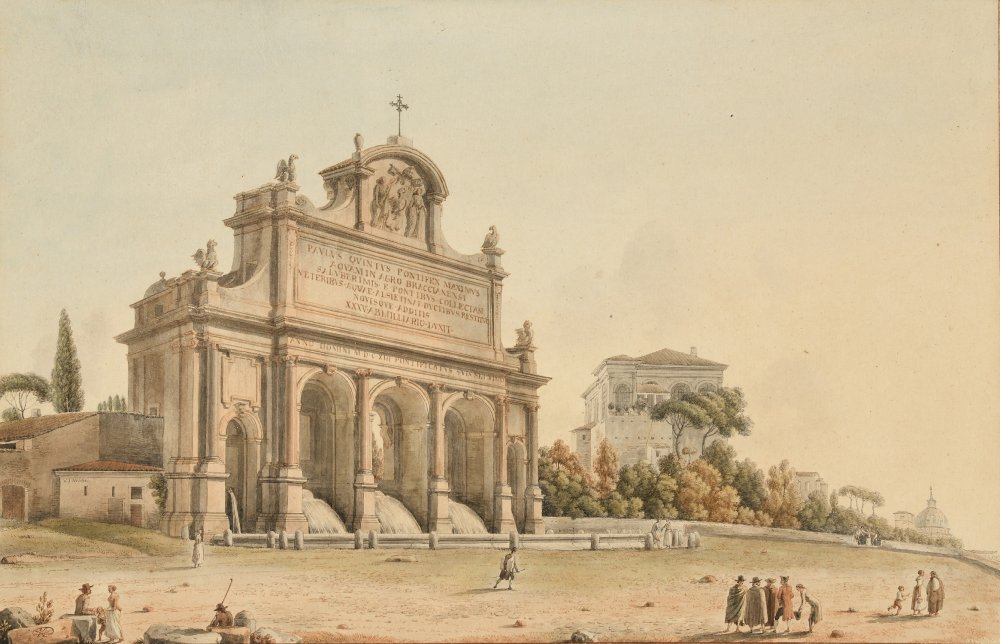 La Fontana dell’Acqua Paola sur le Mont Janicule, Rome