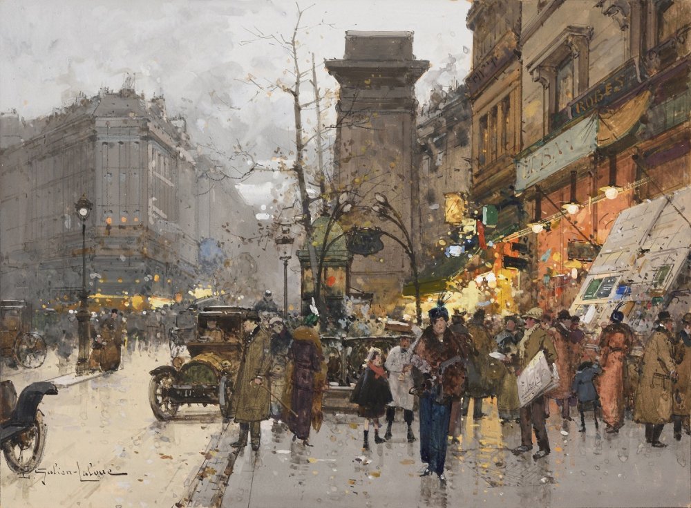 La Porte Saint-Denis en automne