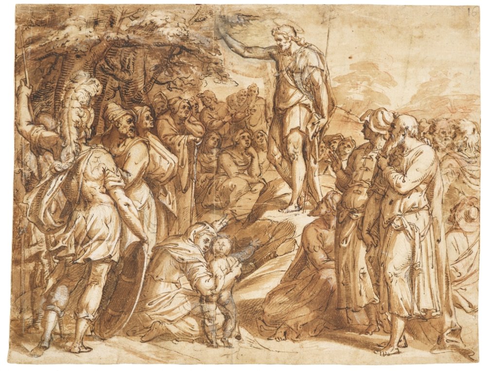 La prédication de Saint Jean Baptiste au désert