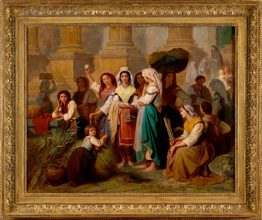 Le marché aux herbes à Assise