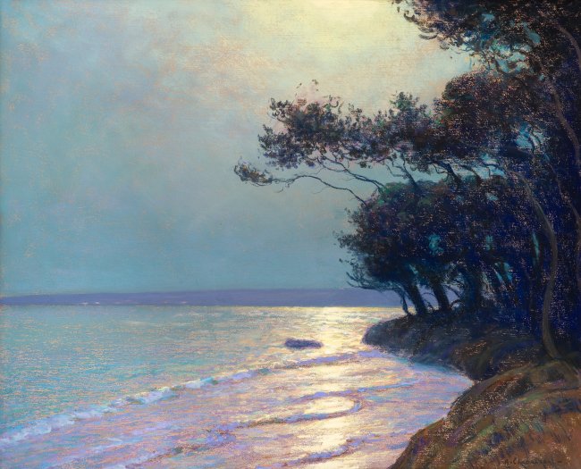 Moonlight on the Mediterranean Coast