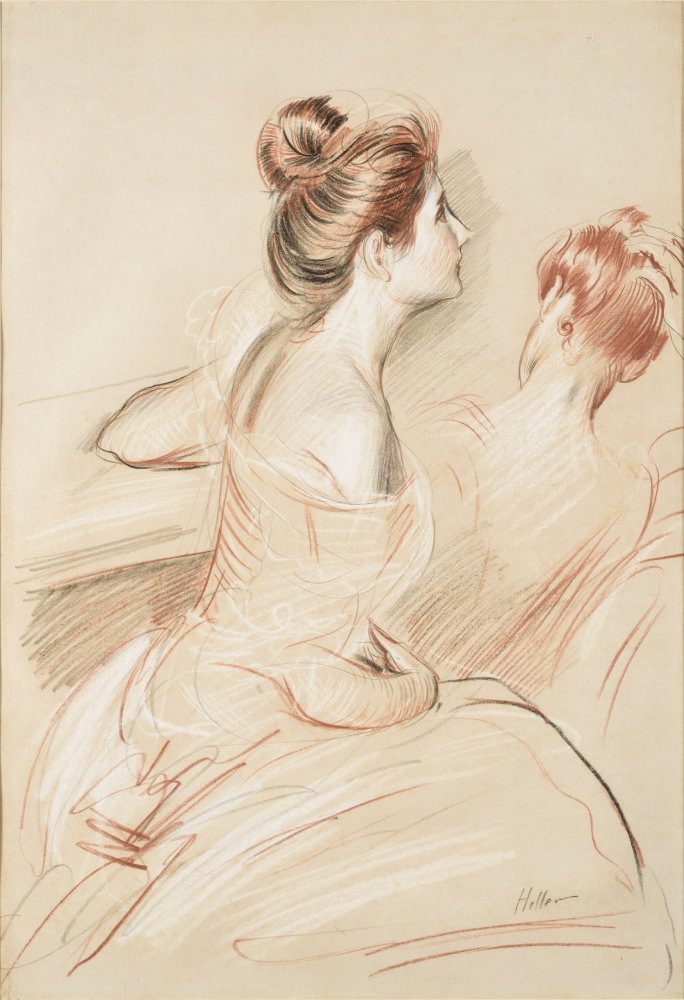 Deux études d’Alice Helleu