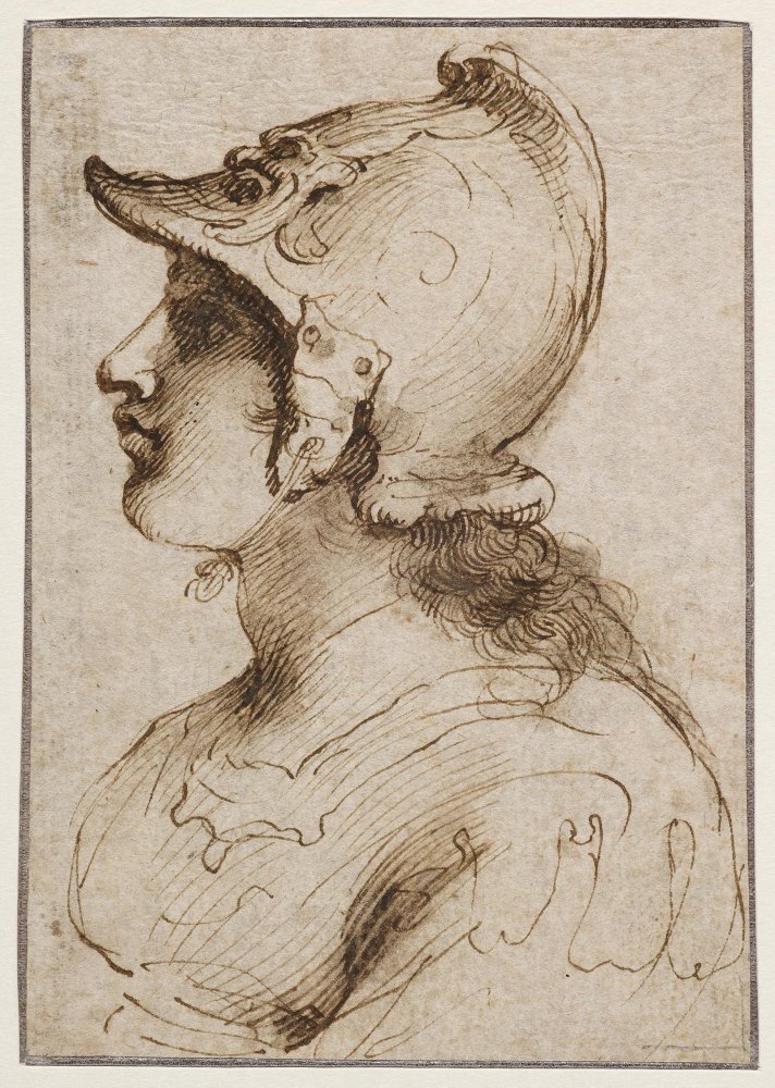 « Figure d’Herminie casquée »