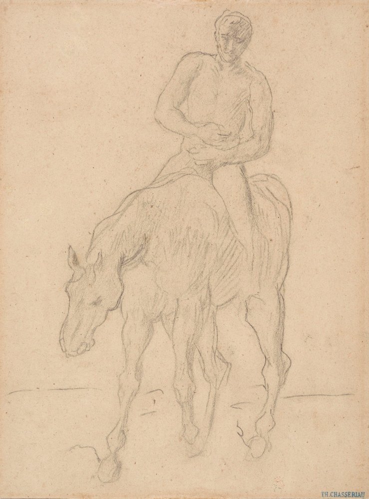 Cavalier, étude pour le Retour des blessés