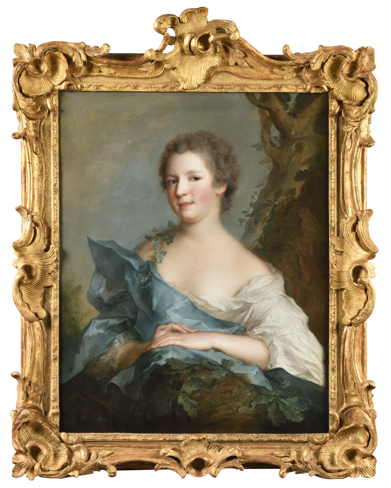 Portrait of a Lady at the Foot of an Oak Tree,