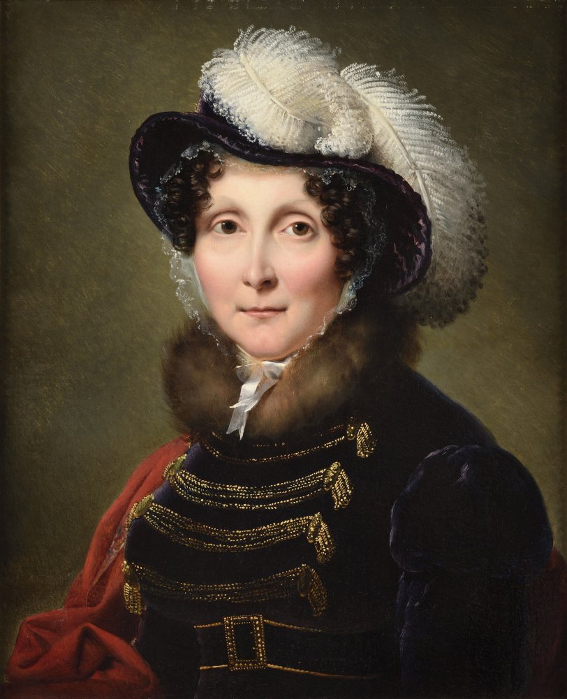 Woman in Indoor Dress