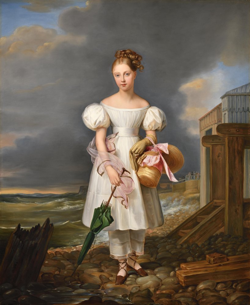 Portrait de la jeune princesse Louise d’Artois, fille de la duchesse de (…)