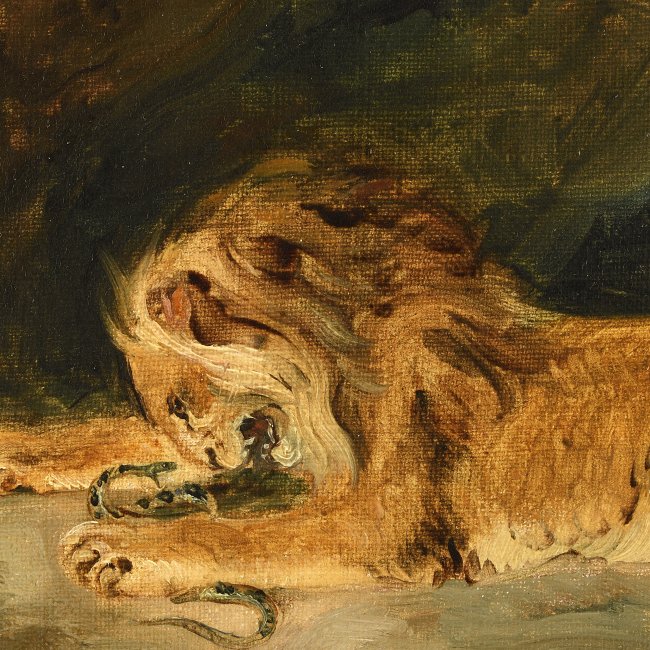 Eugène Delacroix

Le Lion au serpent