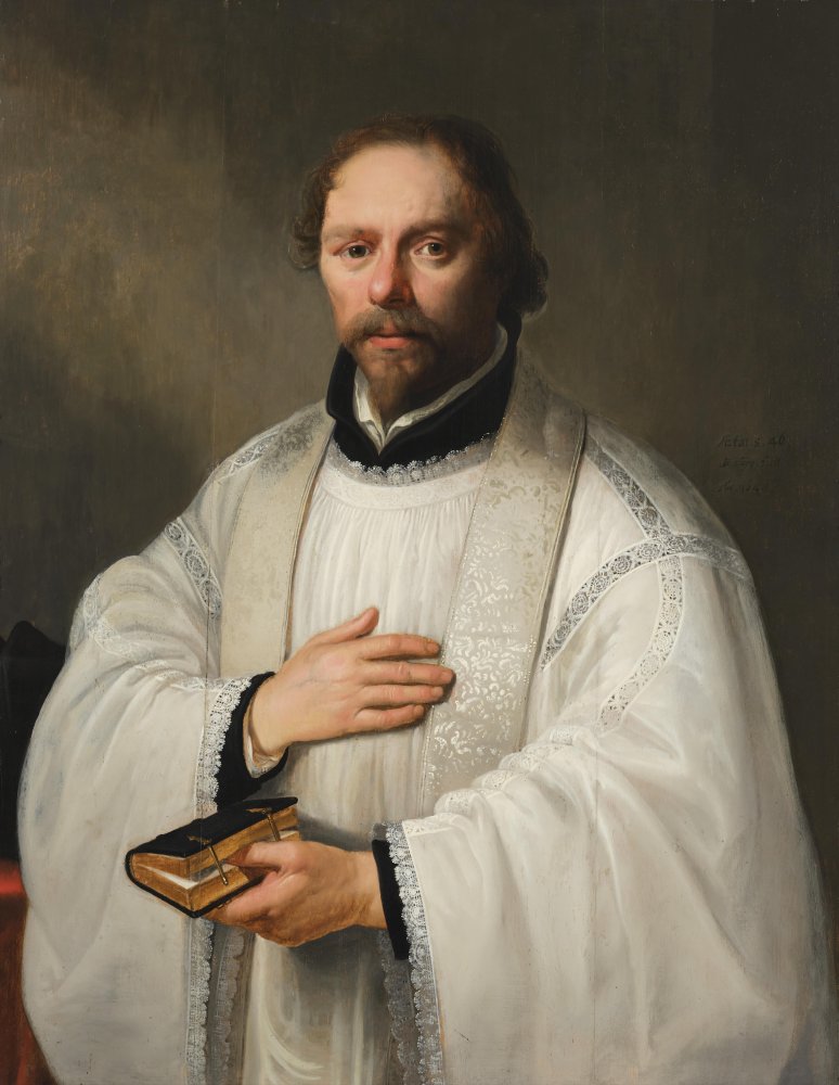 Portrait d’un ecclésiastique à mi-corps